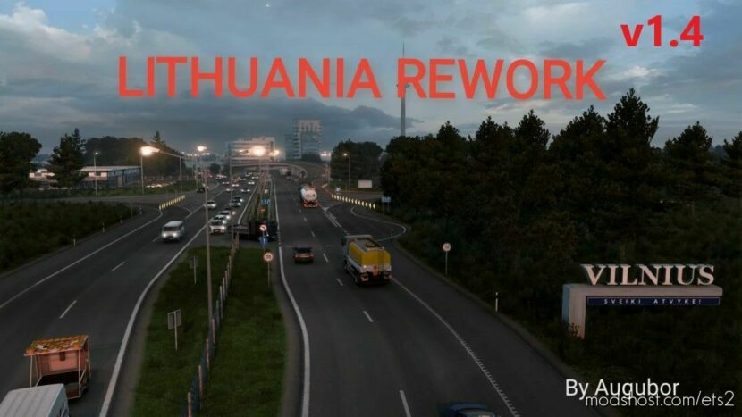 LITHUANIA PROMODS ADD-ON V1.4 1.44 for Euro Truck Simulator 2