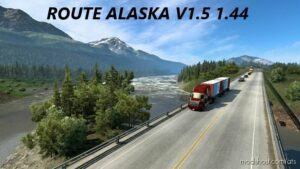 ROUTE ALASKA V1.5 1.44 FIX for American Truck Simulator