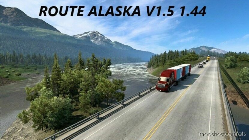 ROUTE ALASKA V1.5 1.44 FIX for American Truck Simulator