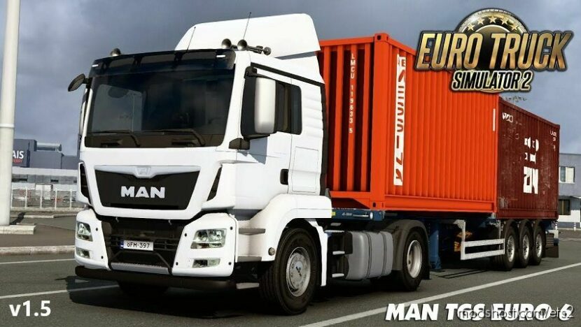 MADSTER MAN TGS EURO6 V1.5 1.44 BY DIGITALX for Euro Truck Simulator 2
