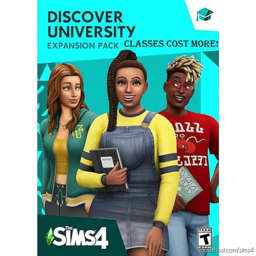 MY Version Of Zero’s University Costs More Mod for The Sims 4