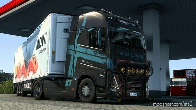 VOLVO FH5 GREY AND BLUE PERFORMANCE V1.0 for Euro Truck Simulator 2