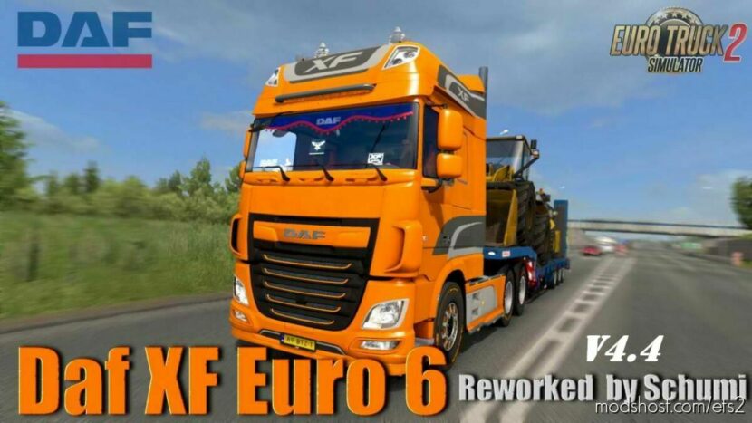 DAF XF EURO 6 REWORKED BY SHUMI V4.4 for Euro Truck Simulator 2