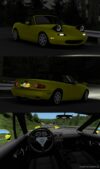 ETS2 Realistic Car Mod: Mazda MX-5 Miata NA 1.45 (Image #3)