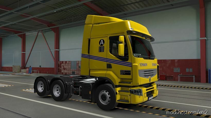 Renault Premium Yinson Transport Skin for Euro Truck Simulator 2
