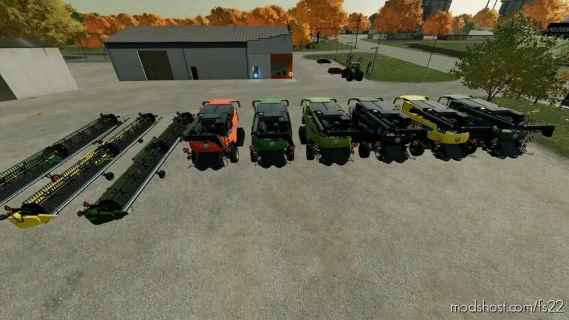 FS22 NEW Holland Combine Mod: CR 10.90 (Pack) (Featured)