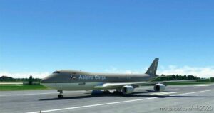 Boeing 747-8F Asiana Cargo OLD 4K [NO Mirroring] for Microsoft Flight Simulator 2020