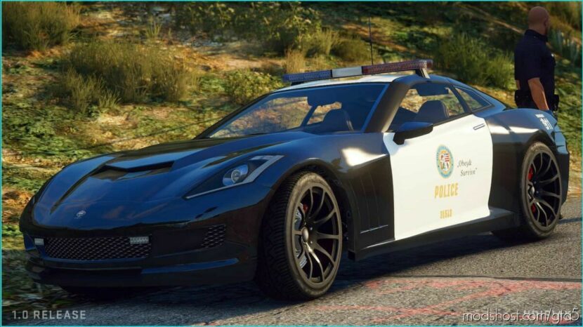 Police Invetero Coquette [Add-On / Fivem | Extras | Tuning | Call Sign System] for Grand Theft Auto V