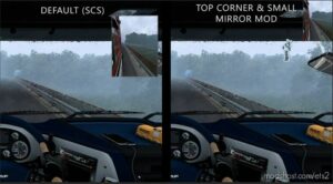 ETS2 Mirrors Part Mod: TOP Corner & Small Mirrors 1.45 (Image #2)