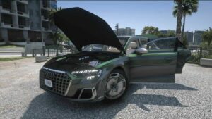 GTA 5 Audi Vehicle Mod: 2022 Audi A8 L Horch Add-On (Image #3)