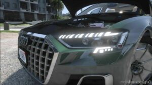 GTA 5 Audi Vehicle Mod: 2022 Audi A8 L Horch Add-On (Image #4)