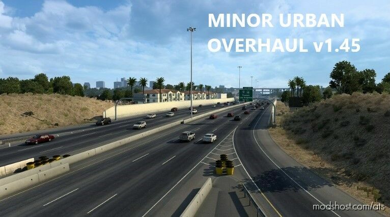 MINOR URBAN OVERHAUL V1.45 for American Truck Simulator