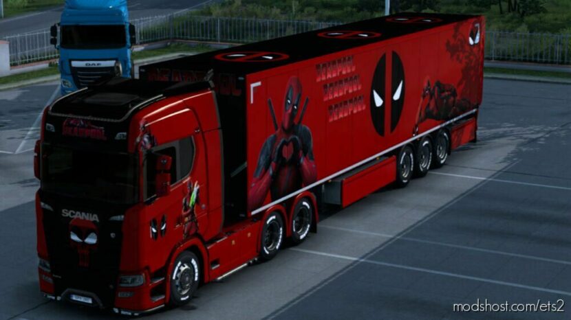 Deadpool Skin for Euro Truck Simulator 2