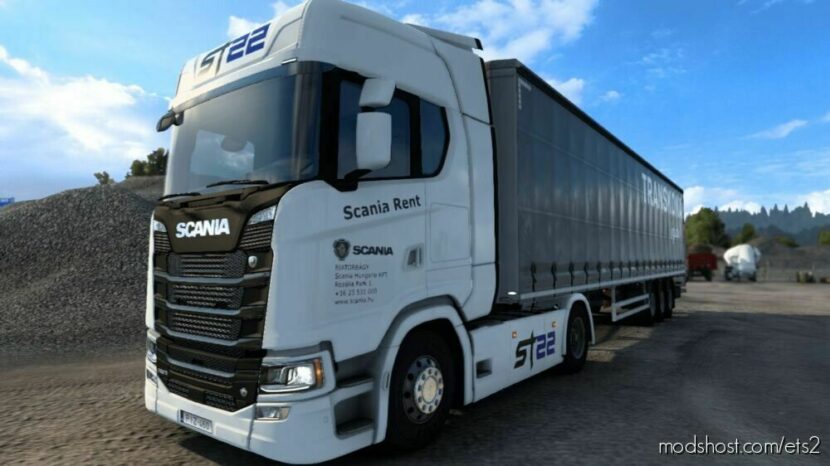 ST22 Trans Scania Paintjob for Euro Truck Simulator 2