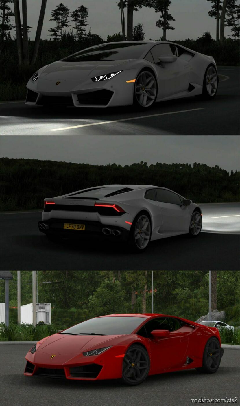 Lamborghini Huracan LP580-2 2017 V1.3 [1.45] for Euro Truck Simulator 2
