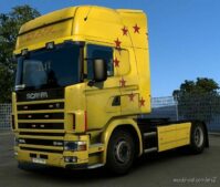 Scania R4 EX DHL Used Skin for Euro Truck Simulator 2