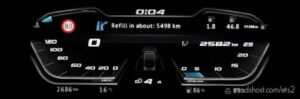 HIGH QUALITY DASHBOARD DAF 2021 XG V1.45 for Euro Truck Simulator 2