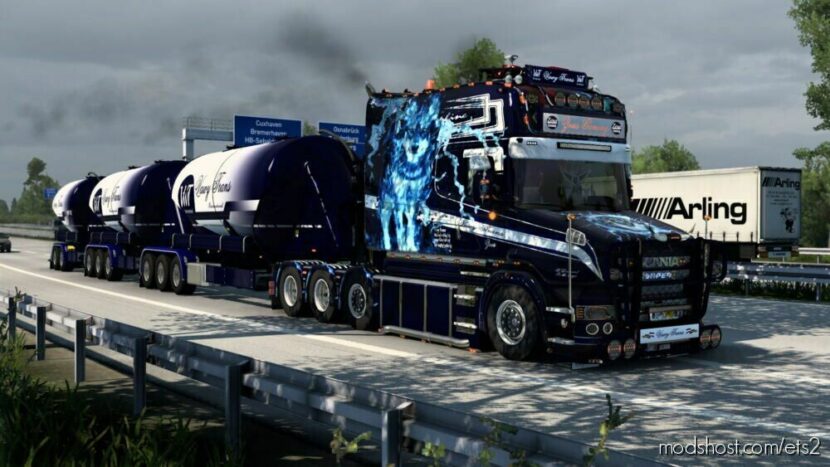 Skinmod For NEW Silo Trailer for Euro Truck Simulator 2