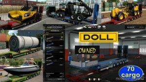 ETS2 Overweight Mod: Ownable Overweight Trailer Doll Panther V1.4.12 (Featured)