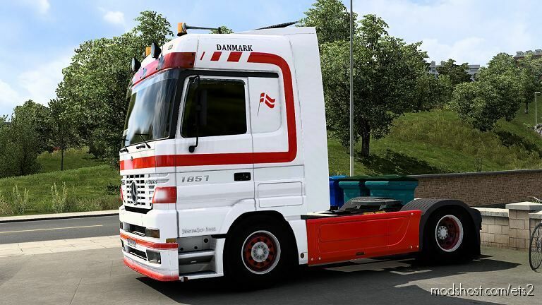 Mercedes Actros MP1 Hedmark Truck Sale Danmark Skin for Euro Truck Simulator 2
