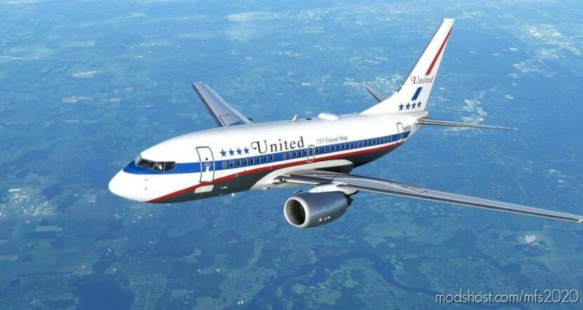 United “Four Star Friend Ship” – Pmdg 737-600 for Microsoft Flight Simulator 2020