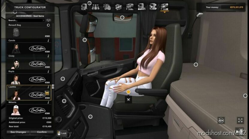 Girls Passenger By Chris Mursaat [1.45] for Euro Truck Simulator 2