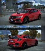 ETS2 Honda Car Mod: Civictype R FK8 1.45 (Image #2)