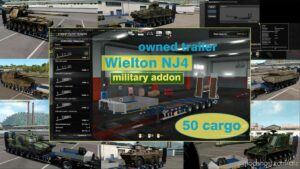 Military Addon For Ownable Trailer Wielton NJ4 V1.5.10 for American Truck Simulator