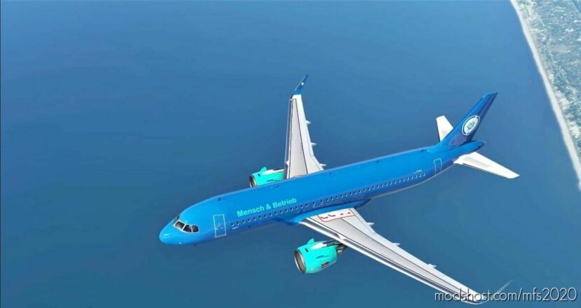 Mensch & Betrieb – Flybywire A32NX Liverie FBW for Microsoft Flight Simulator 2020