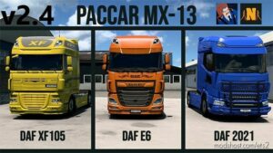 ETS2 Sound Mod: PACCAR MX 13 FOR DAF TRUCKS V2.4 (Featured)