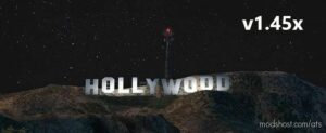 ATS Map Mod: HOLLYWOOD SIGN IN LOS ANGELES V1.3 1.45 (Image #2)