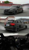 ETS2 Audi Car Mod: RS3 Sportback 2011 8P V1.7 1.45 (Image #3)