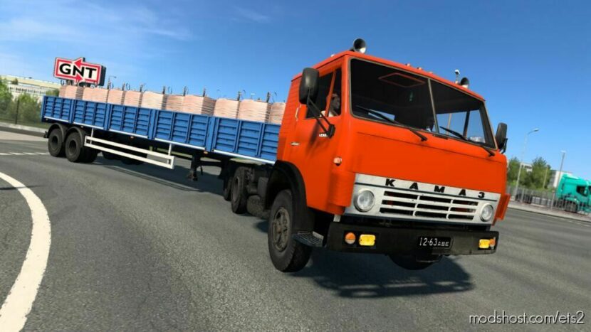 Kamaz 5410 Modified OQ37 + Trailers [1.45] for Euro Truck Simulator 2