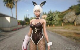 GTA 5 Player Mod: Bunny Girl Add-On PED (Image #2)