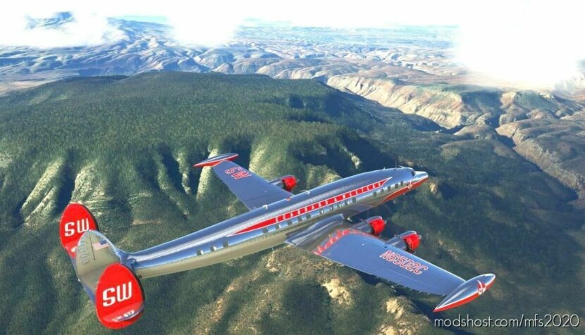 Lockheed Constellation Seaboard Western Airlines V2.0 for Microsoft Flight Simulator 2020