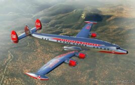 MSFS 2020 Lockheed Livery Mod: Constellation Seaboard Western Airlines V2.0 (Image #2)