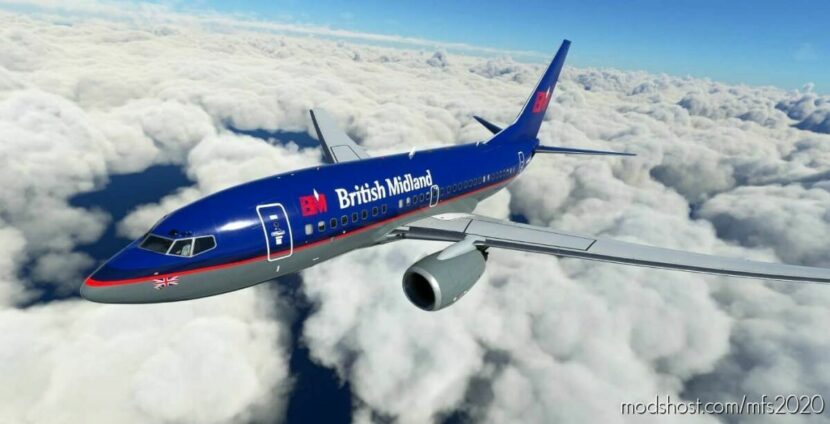 Boeing 737-600 British Midland Retro G-Bvze for Microsoft Flight Simulator 2020