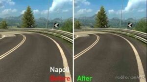 Hi-Res Roads For France, Scandinavia, Italy, Baltics And Germany [1.45] for Euro Truck Simulator 2