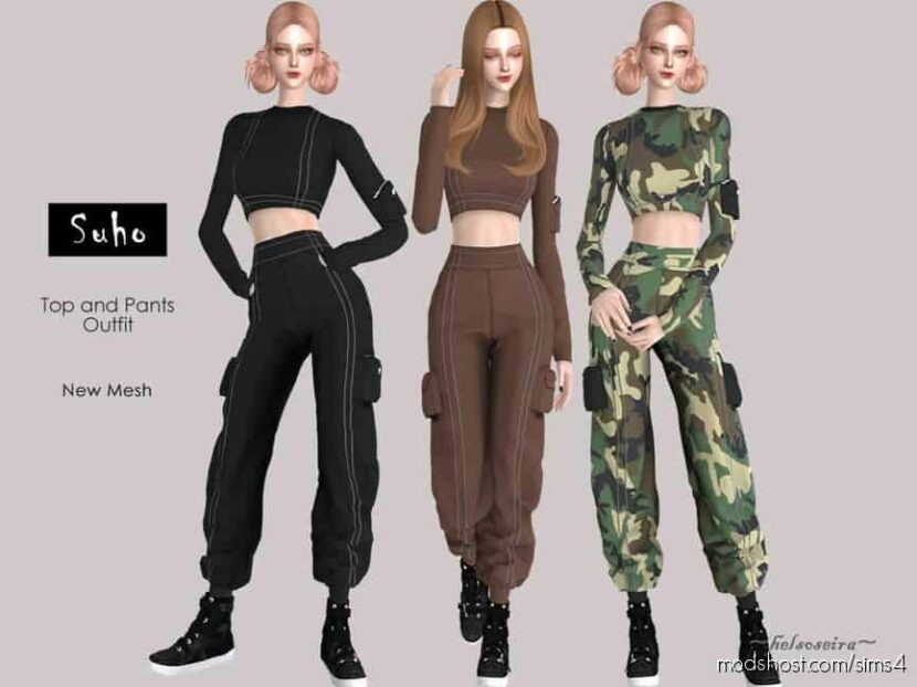 Suho – Outfit for The Sims 4