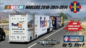 Featherlite Hauler Trailer V1.8 for American Truck Simulator
