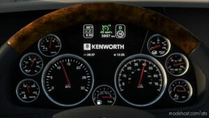 Kenworth T680 Improved Dashboard [1.45] for American Truck Simulator