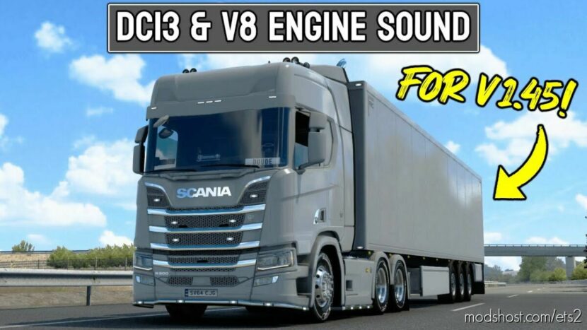 SCANIA R & S DC13 & V8 SOUND V4.0 for Euro Truck Simulator 2