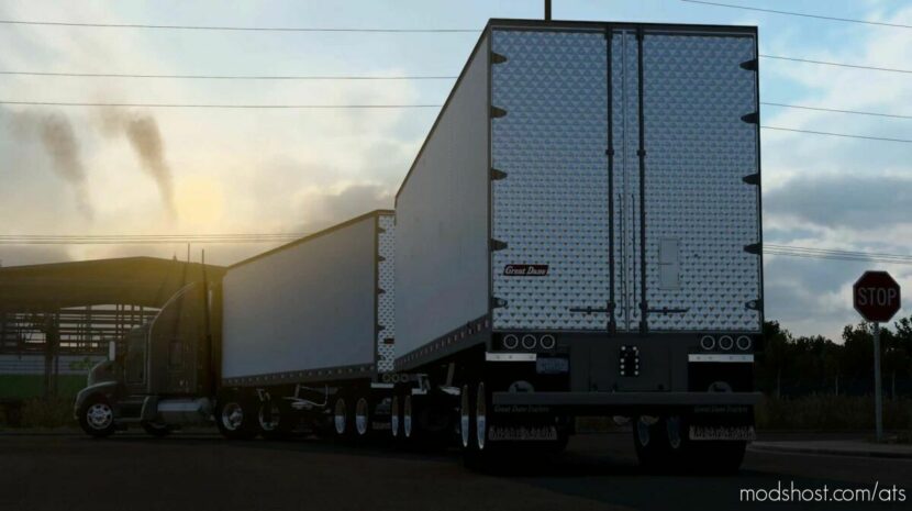 Great Dane Trailer Single-Double (Full) V1.1 for American Truck Simulator