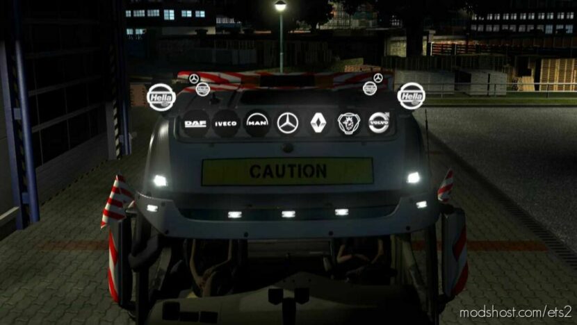 Hella + Truck Brands FOG Lights for Euro Truck Simulator 2