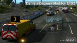 Daniels Roadwork Detours Mod v1.0.1 for Euro Truck Simulator 2