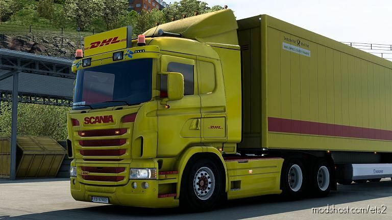Scania G DHL Skin for Euro Truck Simulator 2