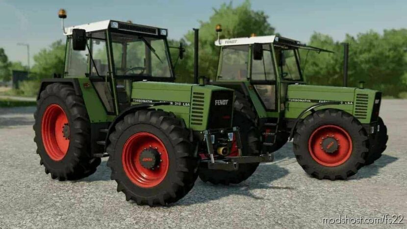 Fendt Farmer 310/312 LSA Turbomatik Update V1.0.2 for Farming Simulator 22