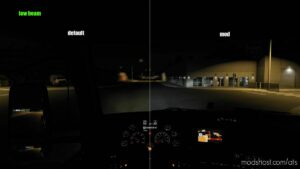 LED headlight for Kenworth T680 v1.0 for American Truck Simulator