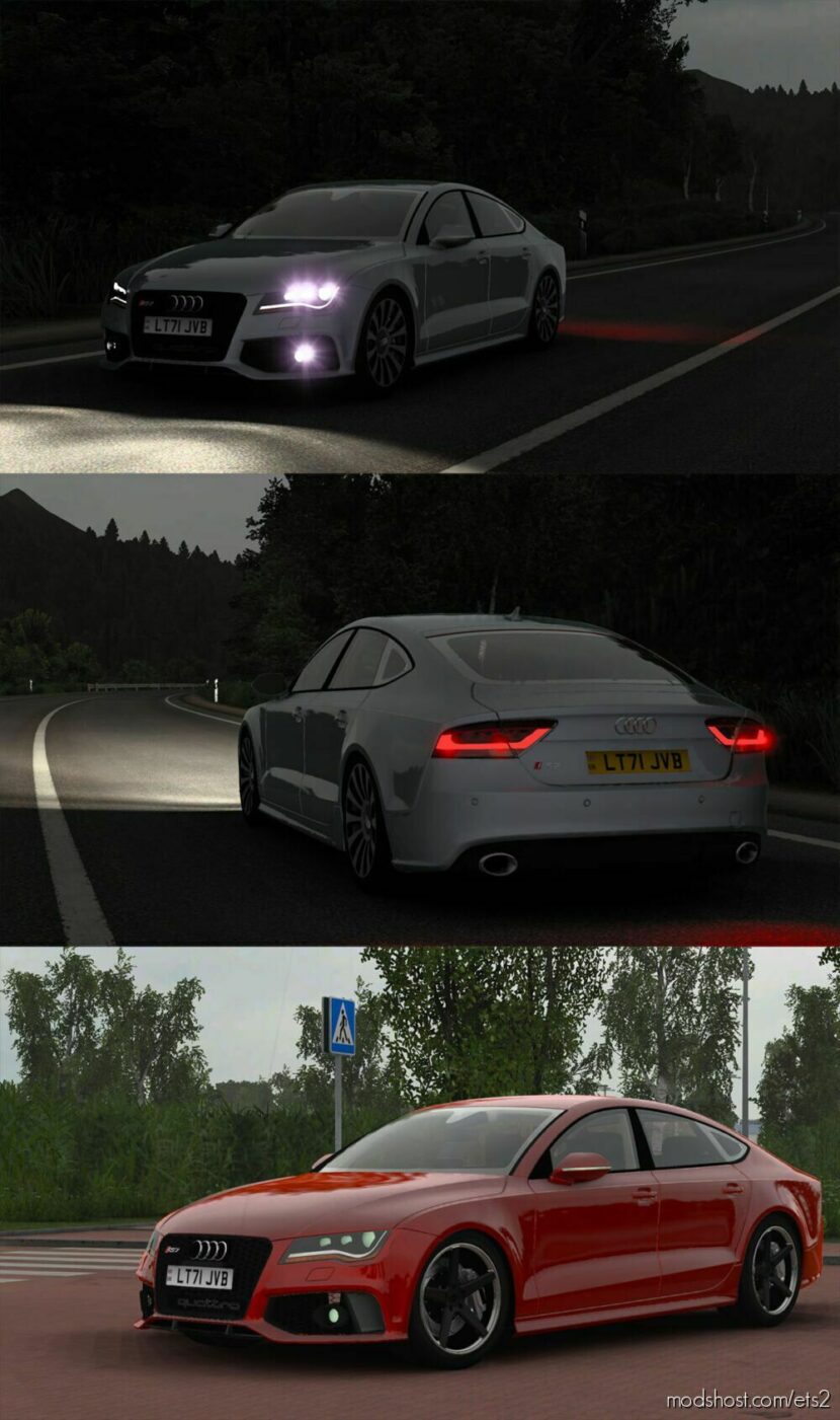 Audi RS7 Sportback 2013 4G8 V4.2 [1.45] for Euro Truck Simulator 2