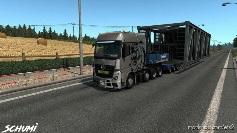 Mercedes Actros MP4 Reworked V3.1 [Schumi] [1.45] for Euro Truck Simulator 2